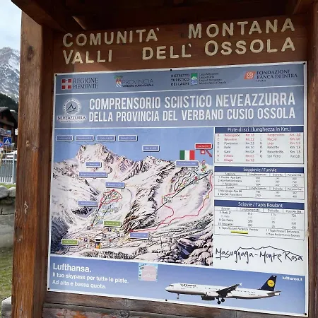 Апартаменты Vista Monte Rosa, Giardino In Walser A 10minuti Da Macugnaga - Monterosaflat *